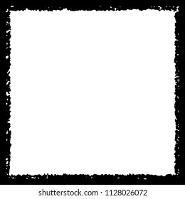 Black frame on white background