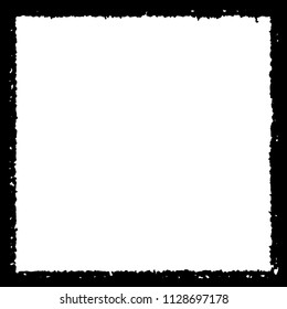 Black frame on white background
