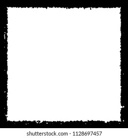 Black frame on white background