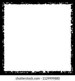 Black frame on white background