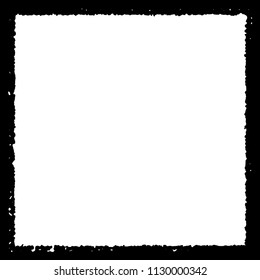 Black frame on white background
