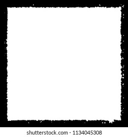 Black frame on white background