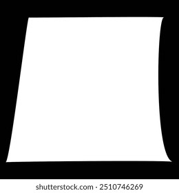 Black frame simple background layout