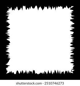 Black frame simple background layout