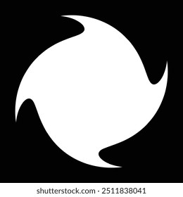 Black frame simple background layout. 