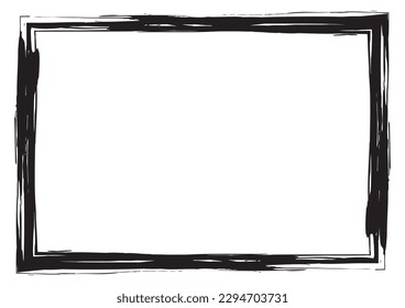 Modèle de création vectorielle de cadre noir. OEuvre d'art facile à modifier EPS10. Speech bubble, Citation bubble. Citation zone de texte modèle illustration vectorielle