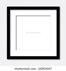 Black frame vector format