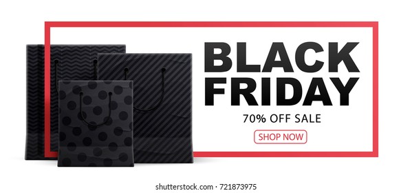 black friday 2017 shopping bags place for text 2018 2020