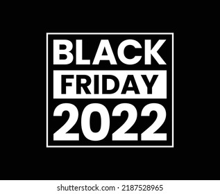 Black Friday 2022 Typography T-shirt Design