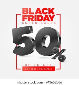 Black Friday 3d Numbers, Sales And Discounts