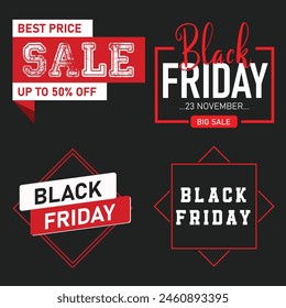 Black Friday 4 unique Badge 