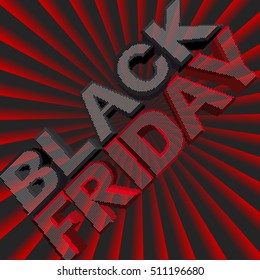 Black friday abstract background