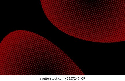 Black friday abstract background. Black and red color gradient halftone background. Pop art design, halftone texture