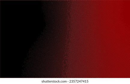 Fondo abstracto del viernes negro. Fondo de medio tono de degradado de color negro y rojo. Diseño de arte pop, textura de medio tono