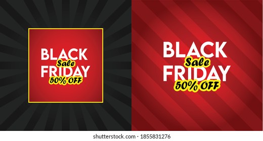 Diseño abstracto de viernes negro, descuento de venta de ofertas, totalmente editable