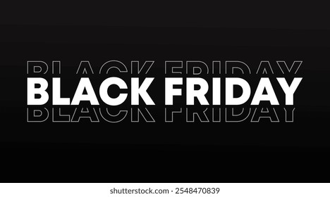 Black Friday abstract modern creative minimalist luxurious banner, sign, design concept, social media post, template, mockup brochure, booklet, print, ad, and poster