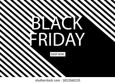 Black Friday. Abstract website template for goods and services, super discounts. Universal background for posters, banners, flyers, postcards, special offers, advertisement. Vector stock illustration