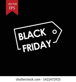 Black Friday all up-cases EPS Vector, black background, sale, discount