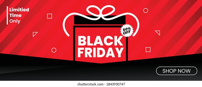 Fondo de regalo de neón del viernes negro