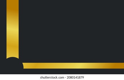 Black Friday Background. Abstract backgrounds. Black background with gold lines. and Copy Space Area, Suitable to be placed on content with the desired theme.