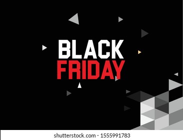 Black Friday background banner promo sale