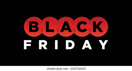 black friday background design with black background