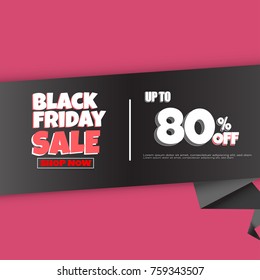 Black Friday background flat design. vector illustrator.