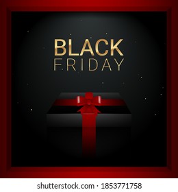 Black Friday Background. Good for Banner or Poster. Vector Illustration.