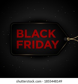 Black Friday Background. Good for Banner or Poster. Vector Illustration.