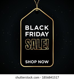 Black Friday Background. Good for Banner or Poster. Vector Illustration.