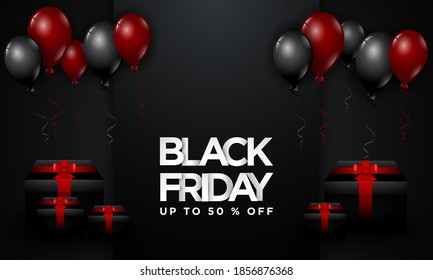 Black Friday Background. Good for Banner or Poster. Vector Illustration.