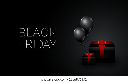 Black Friday Background. Good for Banner or Poster. Vector Illustration.