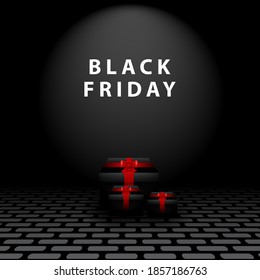 Black Friday Background. Good for Banner or Poster. Vector Illustration.