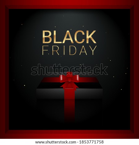 Black Friday Background. Good for Banner or Poster. Vector Illustration.