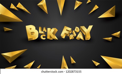 Black friday background layout background black and gold. For art template design, list, page, mockup brochure style, banner, idea, cover, booklet, print, flyer, book, card, ad, sign, poster, badge.