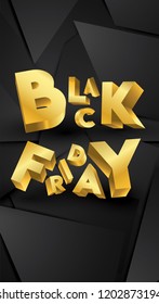 Black friday background layout background black and gold. For art template design, list, page, mockup brochure style, banner, idea, cover, booklet, print, flyer, book, card, ad, sign, poster, badge.