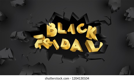 Black friday background layout background black and gold. For art template design, list, page, mockup brochure style, banner, idea, cover, booklet, print, flyer, book, card, ad, sign, poster, badge.