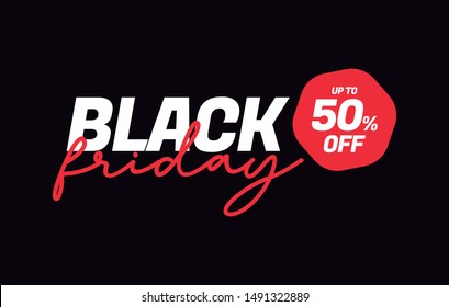 Black friday background with red details