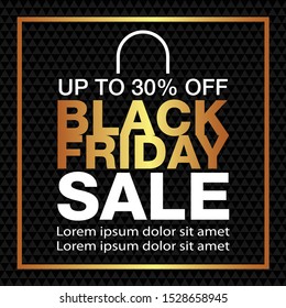 Black Friday background. Black friday sale banner design. vector illustration
