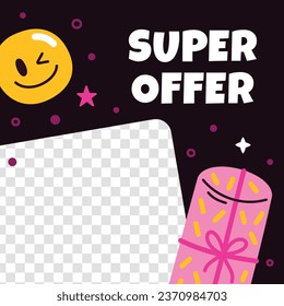 Black Friday background. Black Friday Sale banner. Black Friday design. typography. Template for Poster, Banner, promotion, advertising, web, social media post, ads, card. Vector illustration.