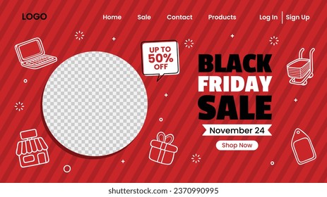 Black Friday background. Black Friday Sale banner. Black Friday design. typography. Template for Poster, Banner, promotion, advertising, web, social media post, ads, card. Vector illustration.
