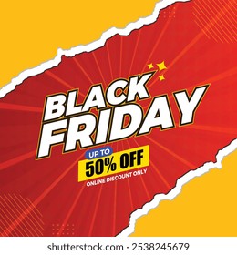 Black Friday background, black Friday social media post, Modern Discount banner design vector background,
Black Friday Discount banner, Exclusive social media post, social media template, 50% off.