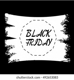 Black friday background with text, Vector illustration