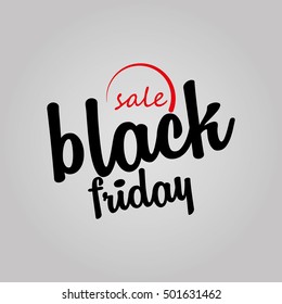 Black friday background with text, Vector illustration