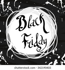 Black Friday background. Vector illustration for your design