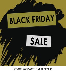 black friday background in yellow color
