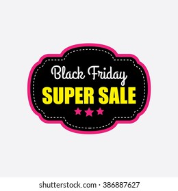 Black friday badge