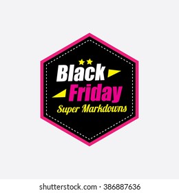Black friday badge