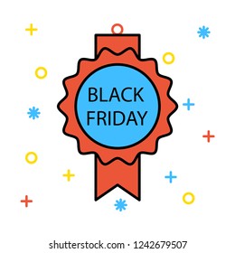 black Friday   badge   sticker  