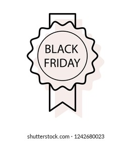 black Friday   badge   sticker  